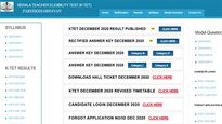 Kerala TET result 2020 declared: Here is how you check
