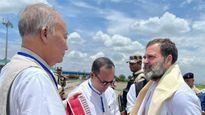 Rahul Gandhi's Convoy En Route Manipur's Churachandpur District Stopped by Police