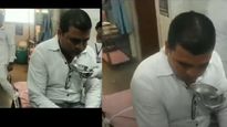 Caught On Cam: MP Revenue Staffer Swallows Bribe Money On Spotting Lokayukta Officials