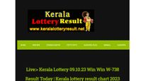 Kerala Lottery Results: Check Winning Numbers For Win Win W-738