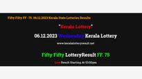 Kerala Lottery Winning Numbers For Fifty Fifty (FF-75): Check Results For Dec 6
