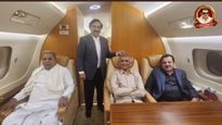Video Of Siddaramaiah, Karnataka Minister On Private Jet Amid Drought Crisis Triggers Row