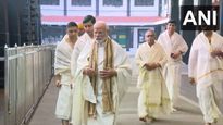 PM Modi Offers Prayers At Lord Krishna Temple In Guruvayur