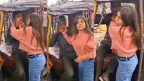 Mirzapur Auto Fare Feud Goes Viral: WATCH The Moment When Girl Assaults Auto Driver, Police Investigate!