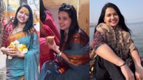 Pavithra Gowda, Accused In Renuka Swamy Murder Case, Takes Holy Dip In Sangam In Maha Kumbh