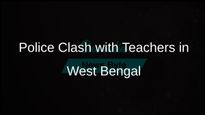 Violent Clash Between Police and Protesting Teachers Outside West Bengal Education HQ Leaves Many Injured