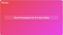 Students and Public Participate in Torch Procession for R G Kar Rape-Murder Victim