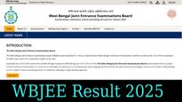 WBJEE Result 2025 @ wbjeeb.nic.in : Know Steps To Download West Bengal Joint Entrance Examination Result