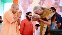 CM Yogi And FM Sitharaman Celebrate Saints’ Legacy At Ayodhya’s Brihaspati Kund
