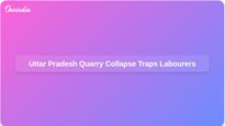 Uttar Pradesh Quarry Collapse Traps Several Labourers Under Rubble During Rescue Operations