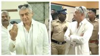 Tamil Nadu Elections: Ajith Kumar Stands In Queue In Chennai Like Common Man To Cast His Vote - Video