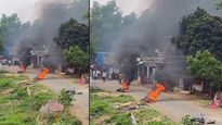 Election Violence in Bengal: BJP Candidate Ajit Jana Attacked In Bike Rally, Vehicles Vandalised