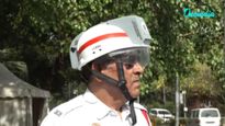 43 Degrees And Traffic Police Under The Sun: Delhi Implements AC Helmets, Fans To Protect Officers On Duty