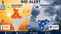 IMD Flags Extreme Weather Divide: Heatwave In North, Thunderstorms To Lash Southern States