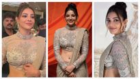 Mommy Kajal Aggarwal Turns Heads At Bellamkonda Suresh's Wedding In Hyderabad