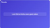 Eid-ul-Azha eco-friendly celebration in Loni, Ghaziabad features goat-shaped cakes