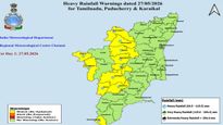 Tamil Nadu Weather Update: RMC Warns of Heavy Rain in 11 Districts