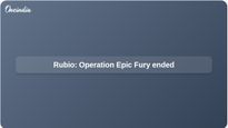 US Iran conflict: Rubio says Operation Epic Fury has ended, warns it could resume