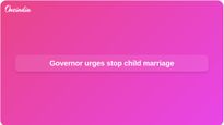 Stop child marriage campaign urged by Uttar Pradesh Governor Anandiben Patel for colleges