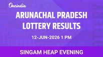 Arunachal Pradesh Singam Heap Evening Winners Friday 12 June: 1st Prize 26,03,000 Draw Details