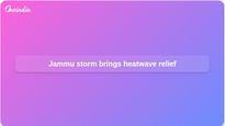 Jammu storm: high winds, rain and hail bring heatwave relief and power damage