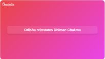 Odisha IAS reinstatement: Dhiman Chakma returns to Revenue Department role