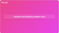 Presidential AI Challenge honours student bullying prevention chatbot at White House