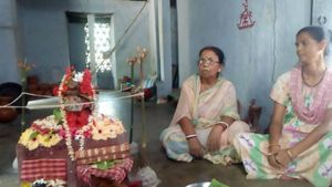 ভাদ্র নবমীর ঘটপুজো দিয়ে শুরু হয় জেনারেল শংকর রায়চৌধুরীর বাড়ির দুর্গাপুজো