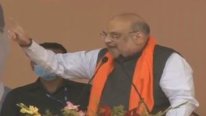 ভোটের দিন রাস্তায় তৃণমূলের একটাও গুন্ডা দেখা যাবে না, একুশের ভোট নিয়ে মমতাকে চ্যালেঞ্জ শাহের