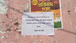 বিজেপির সভায় গেলে এলাকাছাড়া করা হবে, ব্যান্ডেলে হুমকি পোস্টারে চাঞ্চল্য 