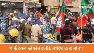 পুলিশ বিজেপি যুব মোর্চার মধ্যে ধুন্ধুমার, সুকান্ত মজুমদারের র‍্যালি আটকালো ডানকুনিতে 