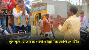 Bankura: 'কী কাজ করেছেন ৫ বছরে?' প্রশ্ন করায় তৃণমূল নেতার সঙ্গে কী করলেন বিজেপি প্রার্থী?