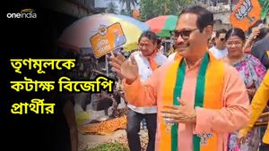 বাজার গিয়ে ভোটারদের মন বোঝার চেষ্টা বিজেপি প্রার্থী জয়ন্ত রায়ের