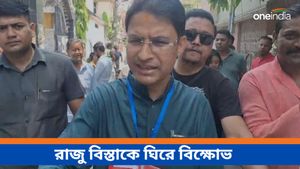 Loksabha Vote 2024: বুথের ১০০ কিলোমিটারের মধ্যে জয় শ্রীরাম স্লোগান, রাজু বিস্তা পৌঁছতেই বিক্ষোভ