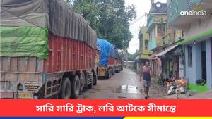 হিলি সীমান্তে পণ্য বোঝাই লরি আটকে, বাংলাদেশের আন্দোলনে বাণিজ্যে কত ক্ষতি? 