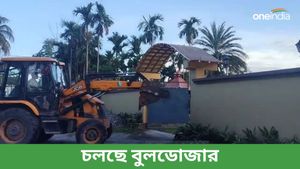 Gajoldoba: সরকারি জমিতে বেআইনি ভাবে তৈরি রিসর্টে চলল বুলডোজার! ভাঙা হল বিজেপি নেতার হোটেলও 