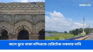 প্রায় বছরভর ডুবে থাকা মন্দিরকে ঘিরে আকর্ষণ পর্যটকদের! হেরিটেজ তকমার দাবি মুকুটমনিপুরবাসীর 