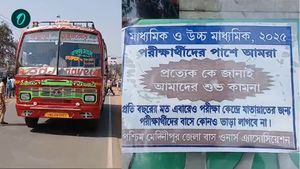 বিনা ভাড়ায় পরীক্ষাকেন্দ্রে পৌঁছতে পারবে পরীক্ষার্থীরা, দারুণ উদ্যোগ বাঁকুড়ার বাস মালিক সংগঠনের