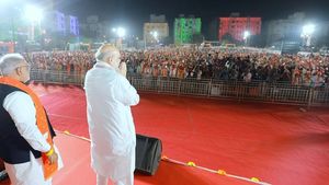 GGujarat Assembly Election: અમિત શાહે અમદાવાદના નવા રાણીપ ખાતે જાહેરસભાને સંબોધી હતી