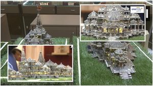 Ram Temple Replica : સુરતના ઝવેરીએ બનાવ્યા ચાંદીના રામ મંદિર, જાણો કિંમત અને વજન