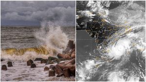 Cyclone Biporjoy Update: બાઇક સવાર દંપતી પર વૃક્ષ ધરાશાયી, મહિલાનું મોત
