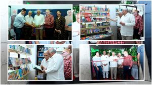 નવભારત સાહિત્ય મંદિર આયોજિત કલમનો કાર્નિવલ પુસ્તક મેળાનો CMના હસ્તે પ્રારંભ