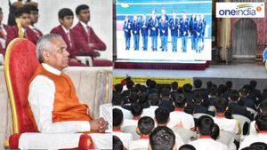 જૂનાગઢ: રાજ્યપાલ આચાર્ય દેવવ્રત પરીક્ષા પે ચર્ચામાં જોડાયા