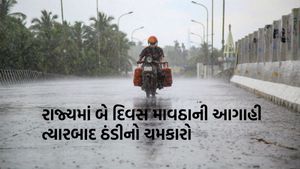 Gujarat Weather: ગુજરાતમાં આ જગ્યાએ આજથી બે દિવસ ગાજવીજ અને પવન સાથે વરસાદની આગાહી, ખેડૂતો ચિંતામાં