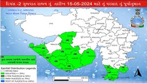 Gujarat Weather Update: સતત બીજા દિવસે પણ ગુજરાતમાં નોંધાયો કમોસમી વરસાદ