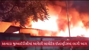 Ahmedabad Fire: અમદાવાદની કઠવાડા જીઆઈડીસીમાં આવેલી બાયોટેક ઈન્ડસ્ટ્રીઝમાં લાગી આગ