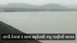 Surat Rain Update: તાપી ડેમમાં 1 લાખ ક્યુસેકથી વધુ પાણીની આવક