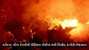 વડોદરા: વીમા કંપનીની એફિસના એસીમાં થયો વિસ્ફોટ, 6 લોકો ઈજાગ્રસ્ત
