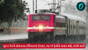 Surat News: સુરત રેલવે સ્ટેશનના ટર્મિનલમાં ફેરફાર, આ 17 ટ્રેનોને અસર થશે, વાંચો યાદી