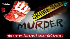 વડોદરામાં ભાજપ નેતાના પુત્રની હત્યા, 5 આરોપીની ધરપકડ